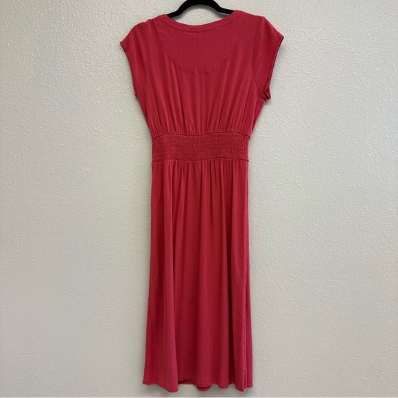 Market & Spruce Red / Orange Dress Short Sleeve Size Small - Picture 8 of 8